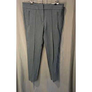 Loft Leggings Sz 12 BLUE NWT Slimming Pockets Skinny